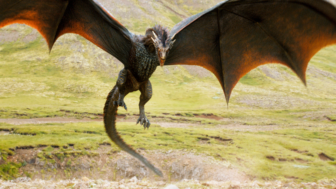 A dragon in Game of Thrones