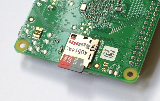 New Micro SD raspberry pi