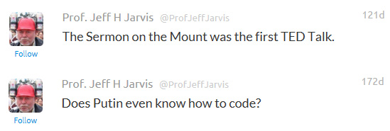 Nextification guru, Professor Jeff Jarvis