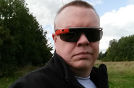 Alun Taylor dons Google tech specs Google Glass