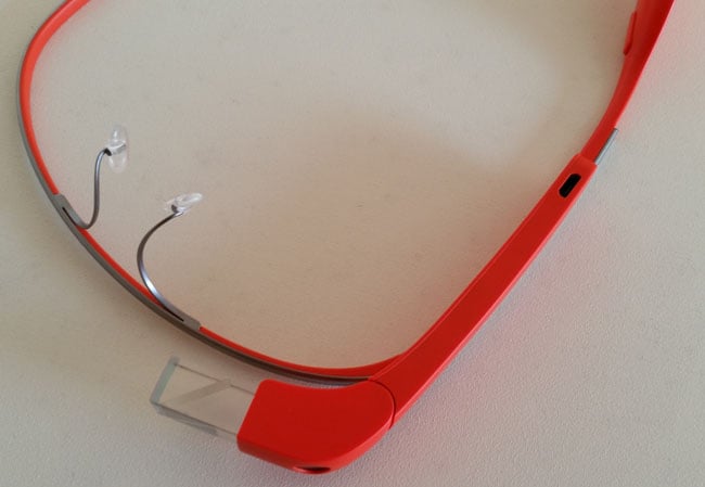 Nose grips Google Glass