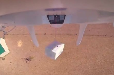Google's delivery by drone project wing