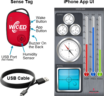 Broadcom's WICED Sense IoT dev kit