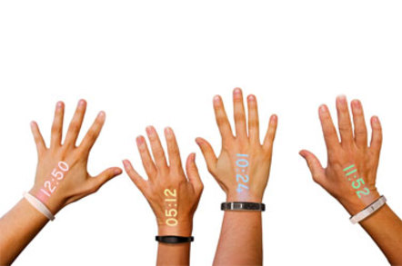 A watch with hands