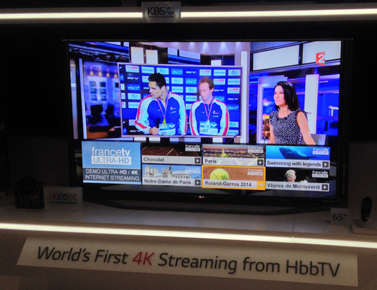 4K streaming on HbbTV