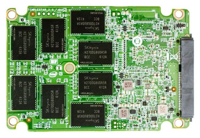 Intel SSD Pro 2500 PCB bottom