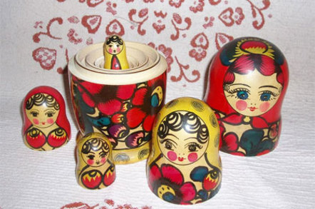 Russian matyoshka dolls