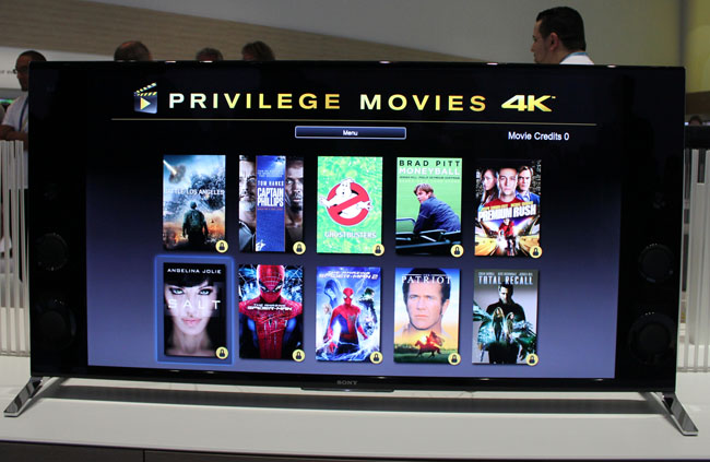 Sony Privilege Movies 4K promotion