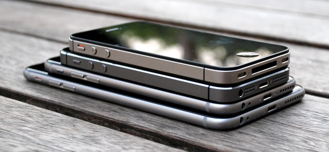 Apple iPhone 4s, 5s, 6 and 6 Plus 