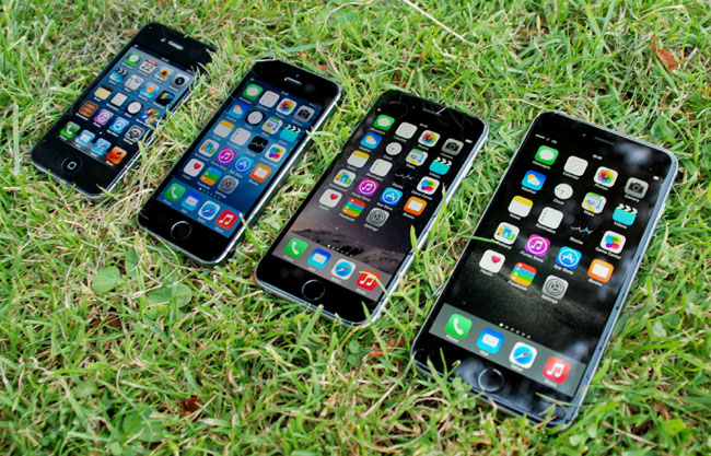 Apple iPhone 4s, 5s, 6 and 6 Plus 