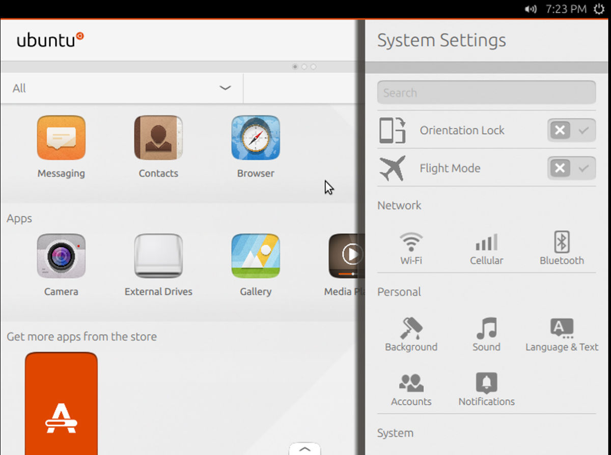 Ubuntu next mobile