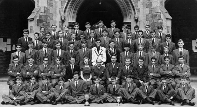 John Cleese in First XI blazer