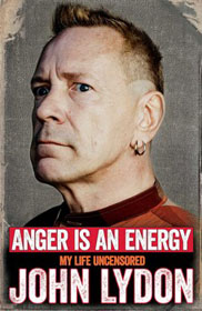 John Lydon, Anger is an Energy: My Life Uncensored book cover