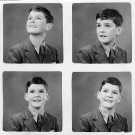 The young John Cleese pulls a few happy faces