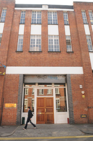 Outside Siddeley House, photo Gavin Clarke