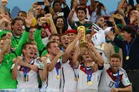 Germany celebrates winning Fifa world cup 2014 in Brazil