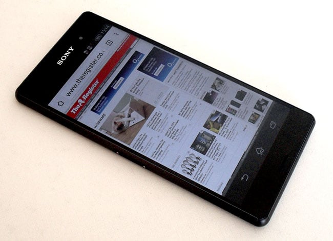 Sony Xperia Z3 Android smartphone