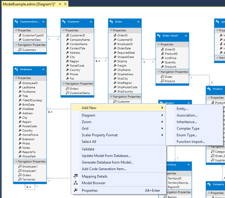 visual studio for mac edmx