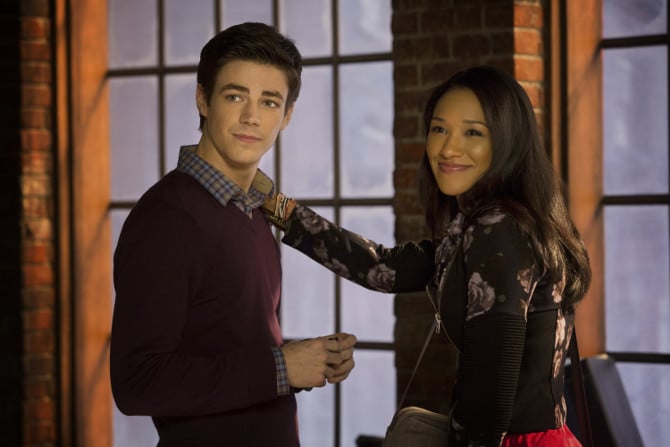 Barry Allen and Iris West in The Flash