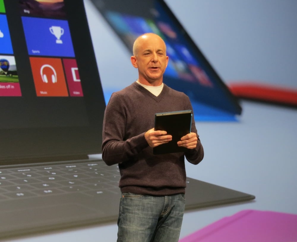 Steven Sinofsky at Surface launch event