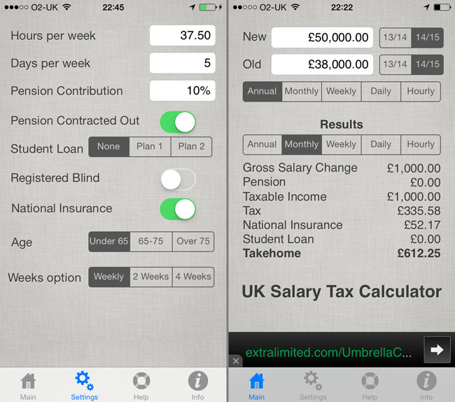 UK Salary Tax Calculator 2014-15