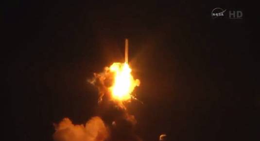 Antares rocket blows up