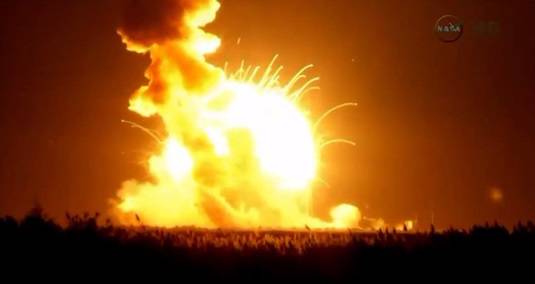 Antares rocket fails