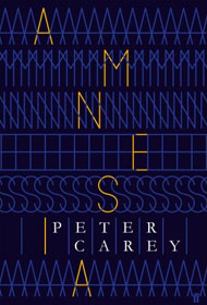 Peter Carey, Amnesia book cover