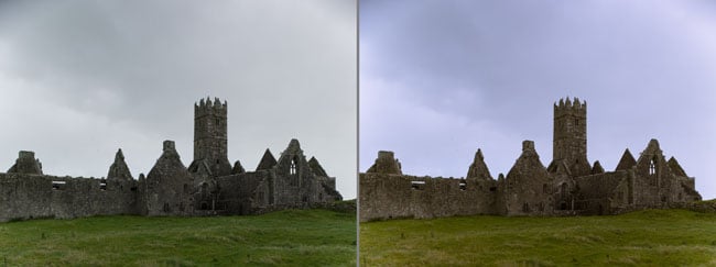 Ross Errily Friary colour temperature correction