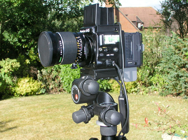 Twenty-year-old Mamiya 645 Pro with Leaf Aptus II 22MP back