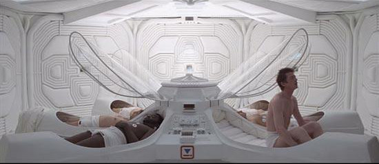 Deepsleep stasis pods in Alien