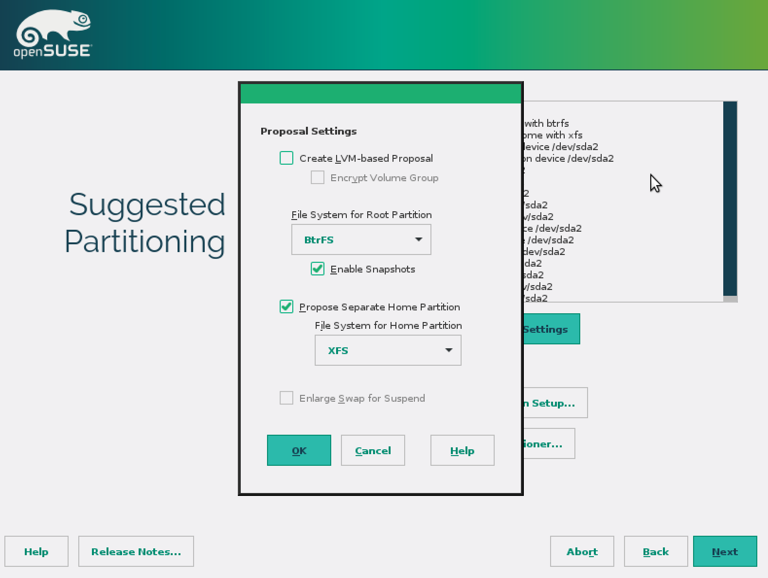 OpenSUSE 13.2 btrfs install