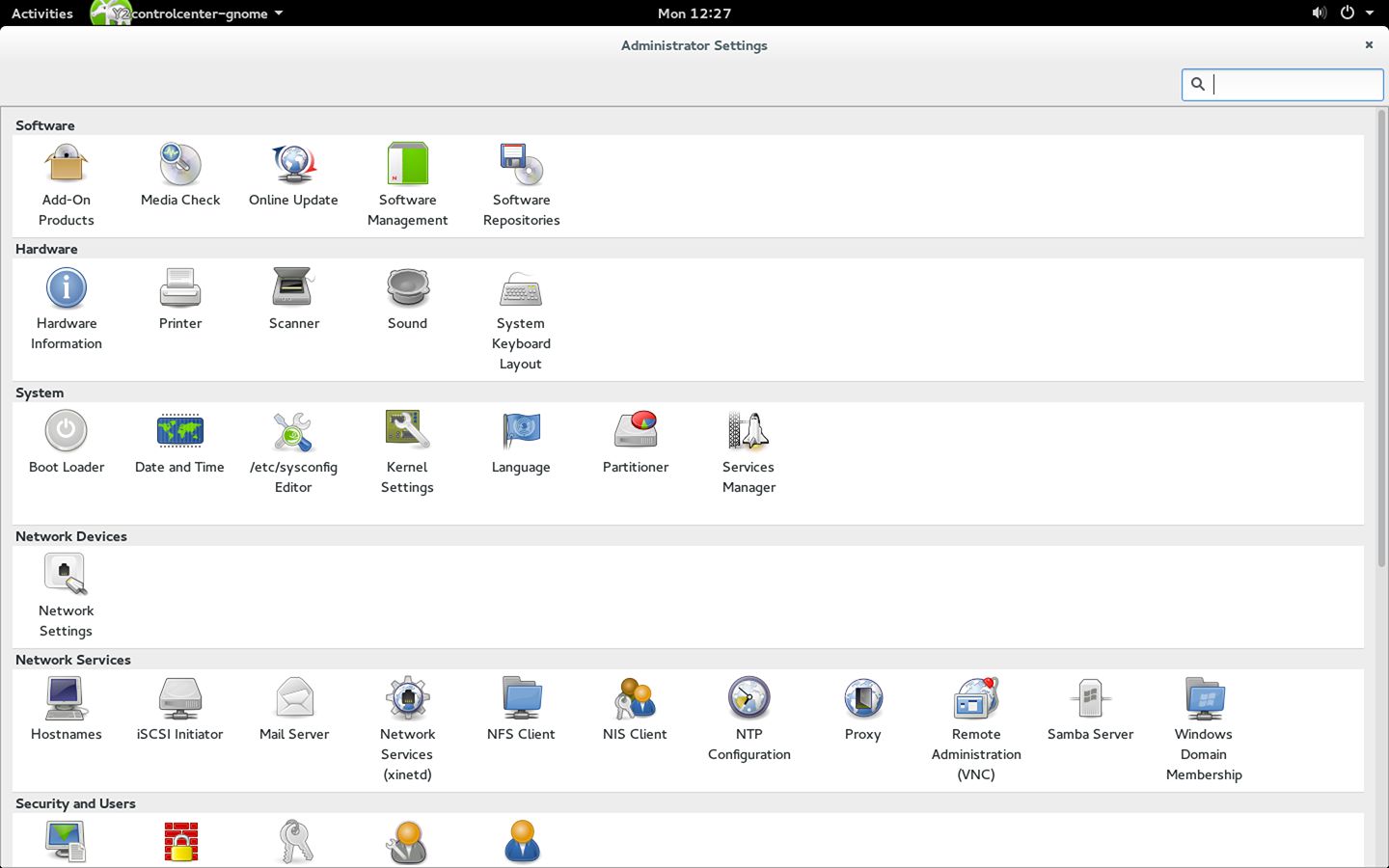 OpenSUSE 13.2 KDE yast