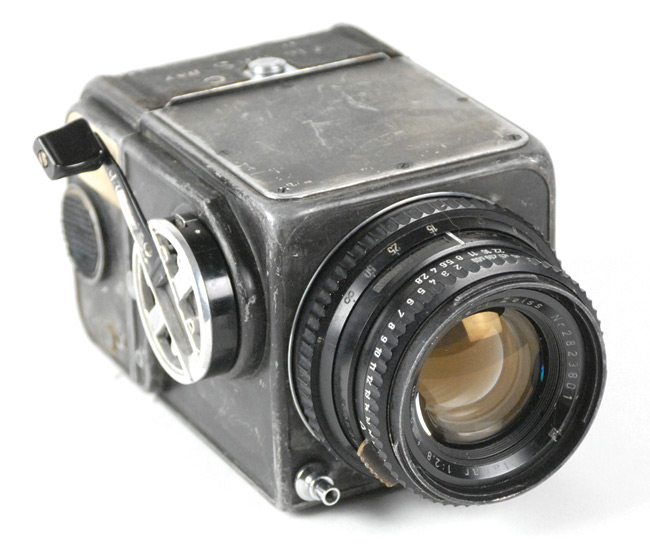 View of the first Hasselblad in space