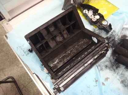Methamphetamine in printer cartridges