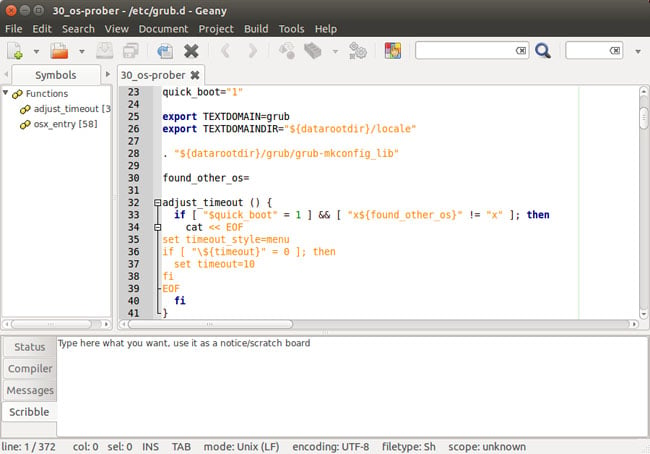 raspberry pi geany editor paste error