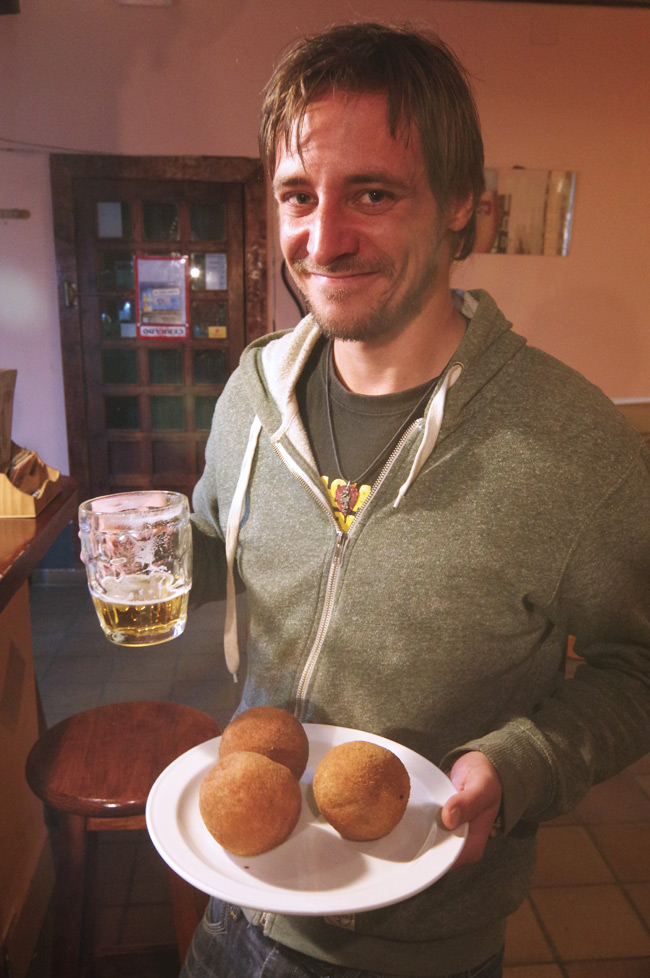 Matt Haines presents the Scotch eggs