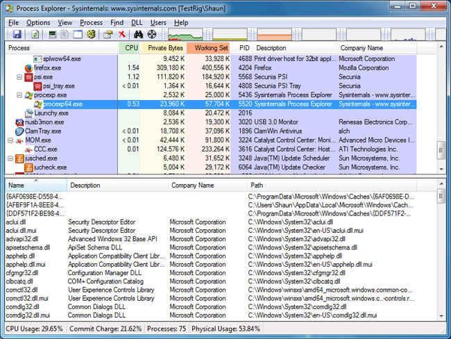free download Process Explorer 17.05