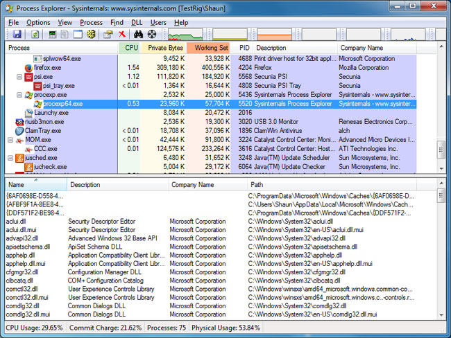 microsoft process explorer