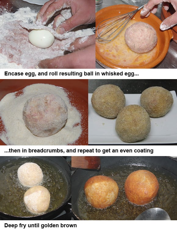 The final six steps towards Scotch egg perfection