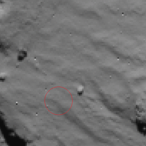 Philae's bouncing touchdown seen in Rosetta NAVCAM pics