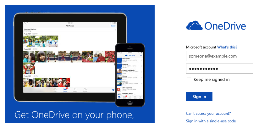 onedrive online