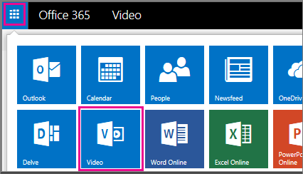 Office 365 video portal