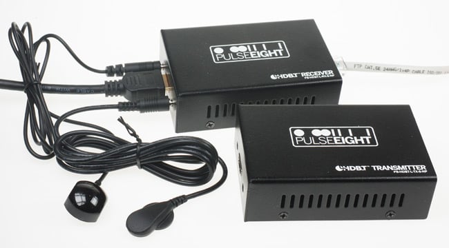 The Pulse-Eight HDBaseT Lite 70m HDMI Extender Kit