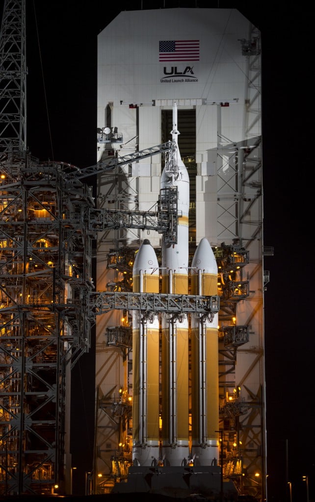 Orion on the launch pad fuelling up