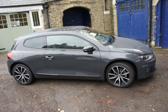 VW Scirocco side view