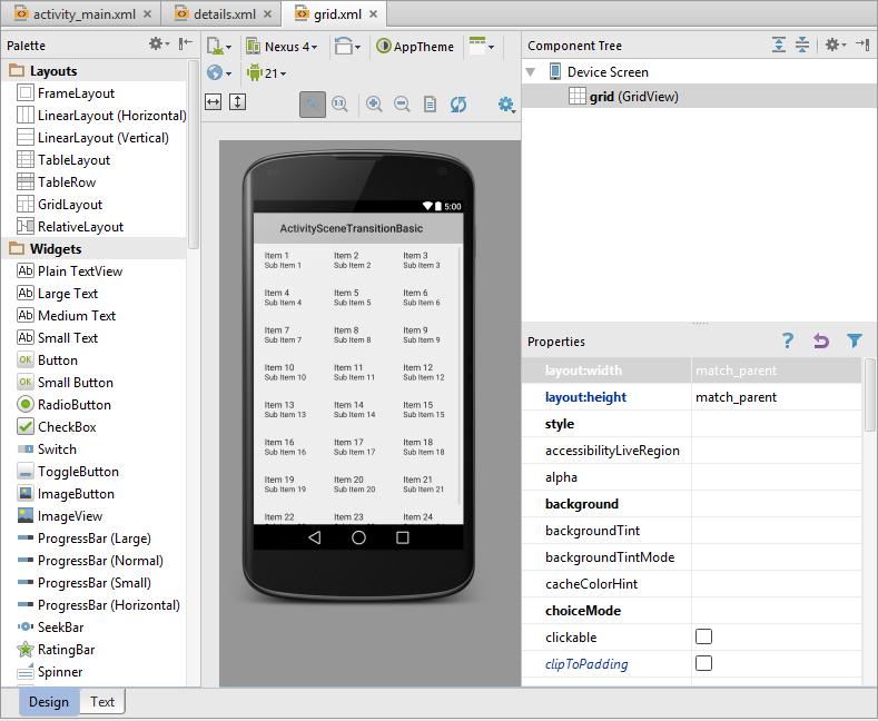 visual studio create android app