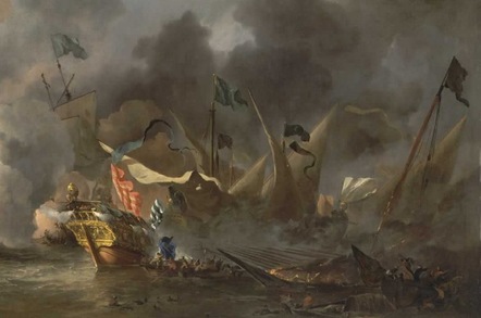 A sinking ship