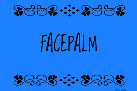 Facepalm by Ron Mander