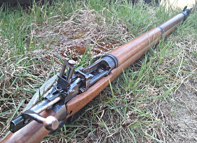 The rebuilt Lee Enfield No.4. Pic: Gareth Corfield